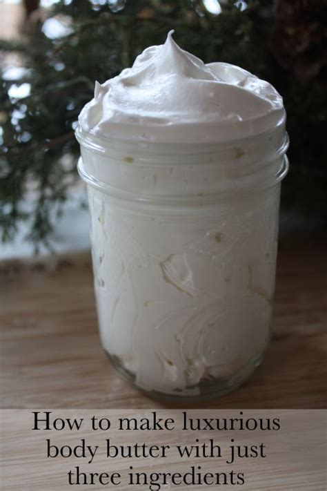 How To Make Luxurious Body Butter With Just Three Ingredients Diy