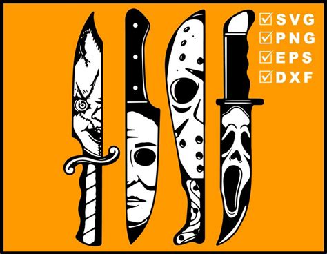 Michael Myers With Knife SVG