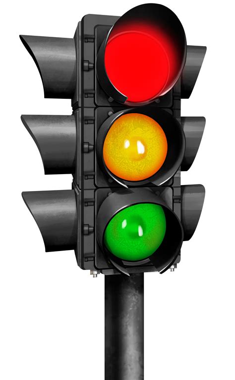 The Three Colours Used In Traffic Light Are Redblue And Brown