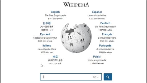 www.wikipedia.com English Search - YouTube