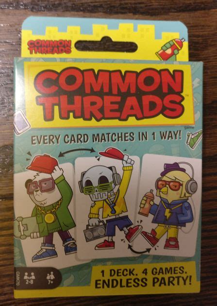 Common Threads Board Game Boardgamegeek