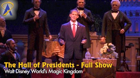 The Hall Of Presidents Full Show Starring Obama At Disneys Magic
