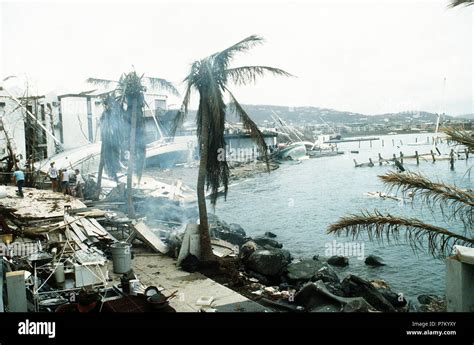 01 A View Of Coastal Damage Done By Hurricane Hugo Stock Photo Alamy