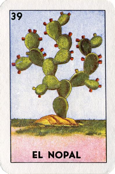 El Nopal Loteria Cards Fruit Painting Room Posters