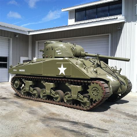 Early Production M4a375 Sherman One Of Its Previous Owners Mounted A