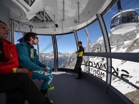 Springtime In Aosta Courmayeur The SkyWay Mont Blanc Cable Car Ski Thru May And Enjoy The