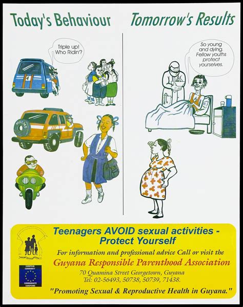warning about safe sex to prevent aids from guyana wellcom… flickr