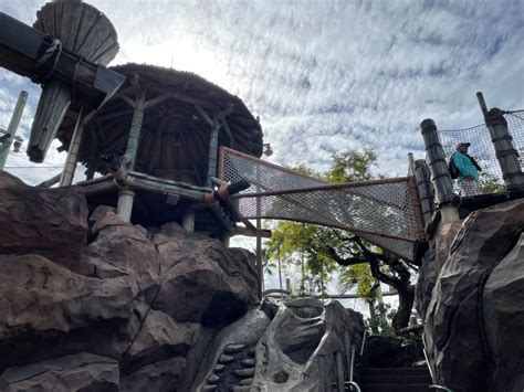 Photos Construction Walls Removed From Camp Jurassic In Universals Islands Of Adventure Wdw