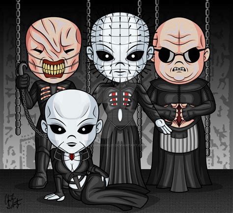 Chibi Cenobites By Zombiegirl01 With Images Horror Characters