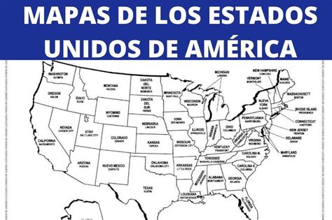 Mapa De Estados Unidos Sin Nombres Para Imprimir Images