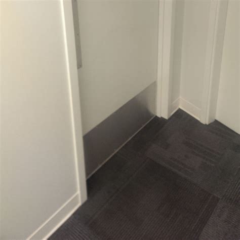 There are 151 door kick plate for sale on etsy, and they cost $33.28 on average. Stainless Steel Door Kick Plate | BC Site Service