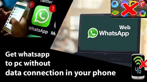 How To Get Whatsapp On Your Pc Without Data Connection In Your Phone