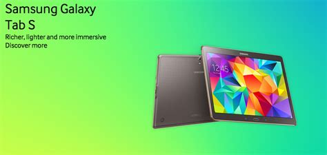 Samsung Unveils Its New Galaxy Tab S Tablet Shinyshiny