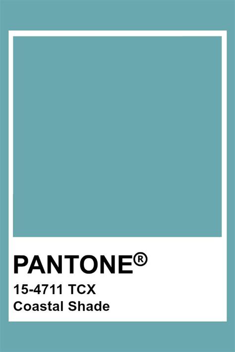 Pantone 15 4711 Tcx Coastal Shade Pantone Colour Palettes Blue