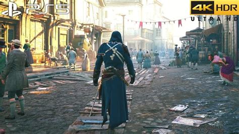 Assassin S Creed Unity Ps K Hdr Gameplay Full Game Youtube