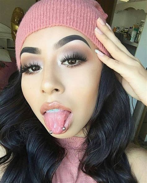 Follow The Queen For More Poppin Pins Kjvouge ️ Tongue Piercing