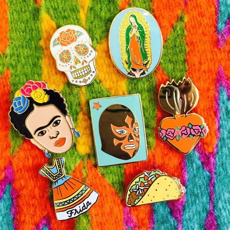 Pin By Bicultural Familia On Mexican Ts And Apparel Enamel Pins