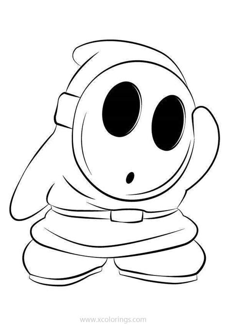 Paper Mario Shy Guy Coloring Pages Xcolorings 46575 The Best Porn Website