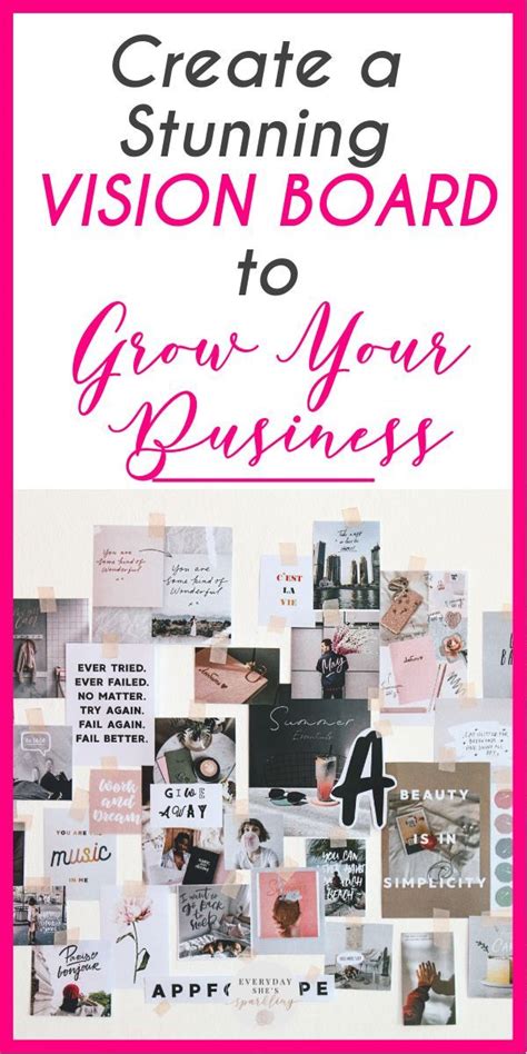 Create A Stunning Vision Board To Take Your Business To The Next Level