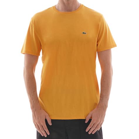 Lacoste Logo T Shirt Yellow Th6709 4bw