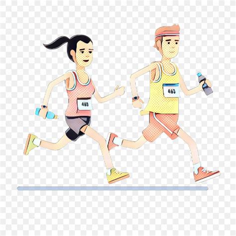 Running Cartoon Recreation Exercise Individual Sports Png 1680x1680px