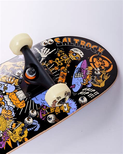 Creeper Crew Skateboard Black Stewartsballycastle