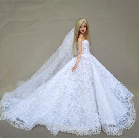 For Barbie Doll Wedding Dress Barbie Dress Black Princess Dresses Barbie Clothes Vestidos De