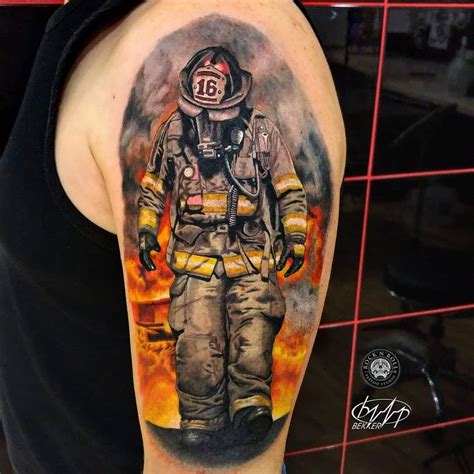 108 Firefighter Tattoos For 2024