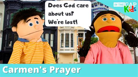 Carmens Prayer Christian Puppet Show For Kids Enthusiasm Week 2