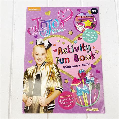 Jojo Siwa Activity Fun Book Bliss Ts And Homewares