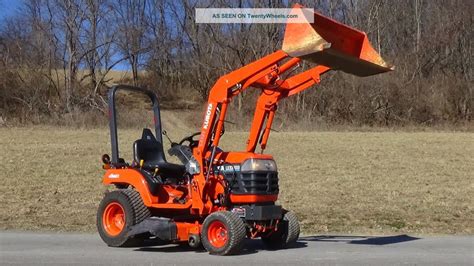 2003 Kubota Bx1500 4x4 Tractor With Loader Belly Mower And Manuals