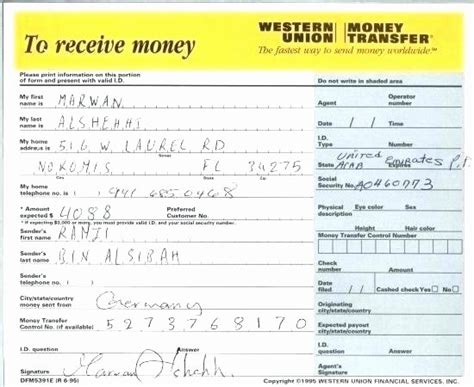Western union a fake receipt need western union money transfer for the time and when you can still collect your. 35 Fake Money order Template | Hamiltonplastering