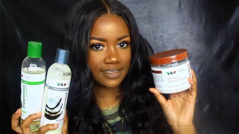 Natural Hair Wash Day Routine Eden Body Works Review Youtube