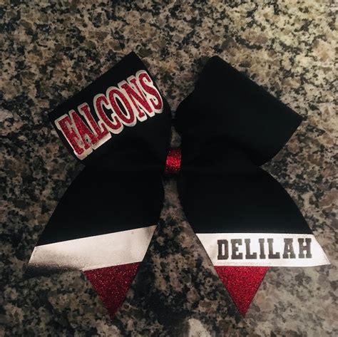 Custom Team Cheer Bow With Name Great For Sideline Cheer Etsy