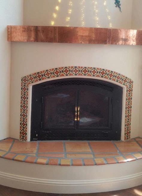 Images Pictures And Ideas For Mexican Style Fireplaces Mexican Tile