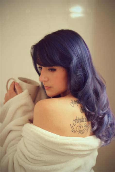 Purple Allure 98 Real Girls Who Dare To Rock Rainbow Hair Popsugar