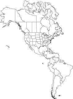 Blank Map Of America