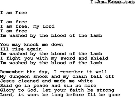 Free Printable Song Lyrics - Free Printable