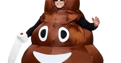 Spirit Halloween Adult Poop Emoji Inflatable Costume Only 3199 More