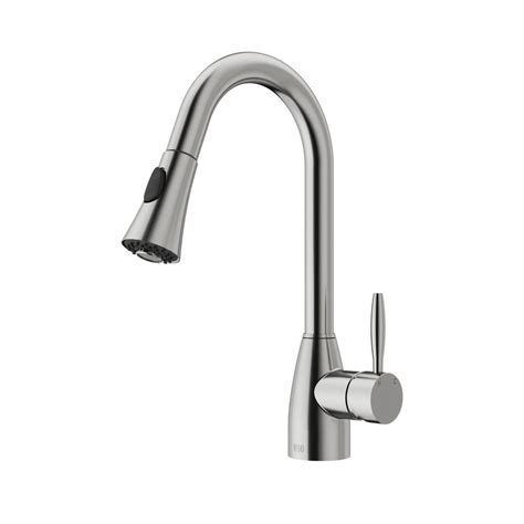 See more ideas about faucet, bathroom faucets, kitchen faucet. VIGO Single-Handle Pull-Out Sprayer Kitchen Faucet in ...