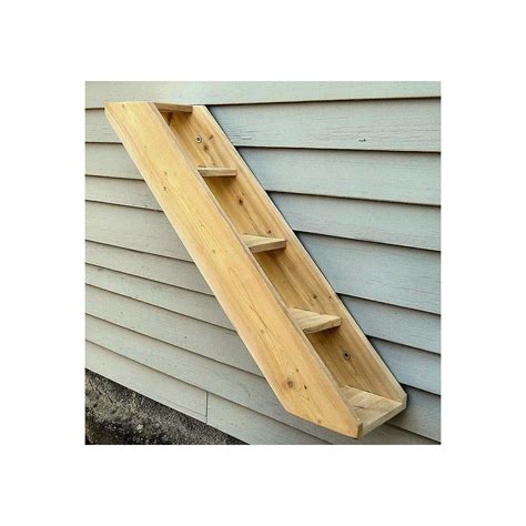 To give my indoor cats a new challenge i made them a climbing wall. Outdoor Cedar Cat Wall System: Stair / Ladder