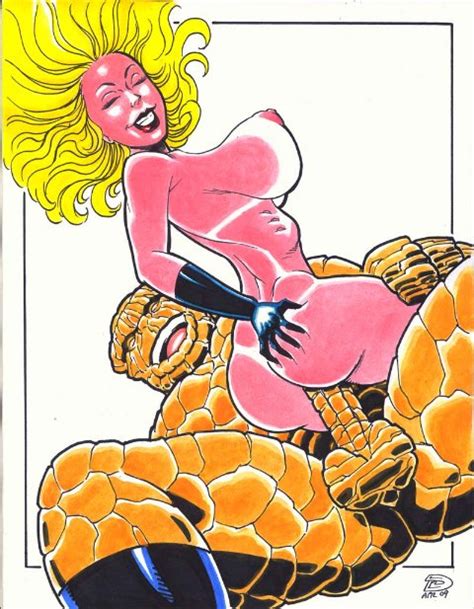 Rule 34 Ben Grimm Cheating Cheating Wife Fantastic Four Female Human