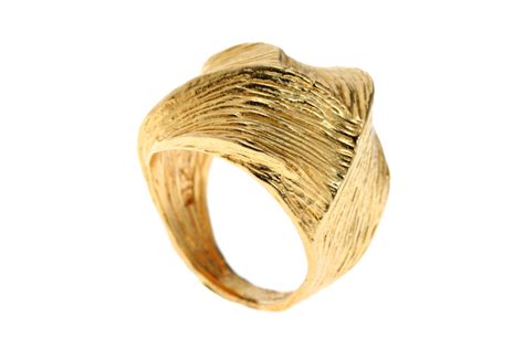 Modern Gold Ring Art Ring Abstract Jewelry Geometric Ring Etsy