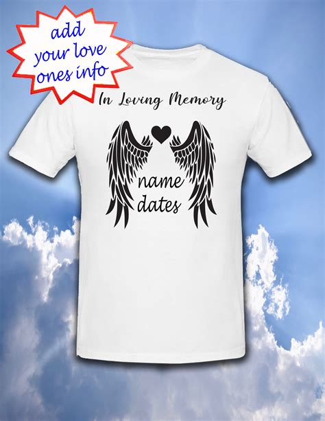 In Loving Memory Shirt Memorial Shirt Funeral Shirt Rest In Etsy