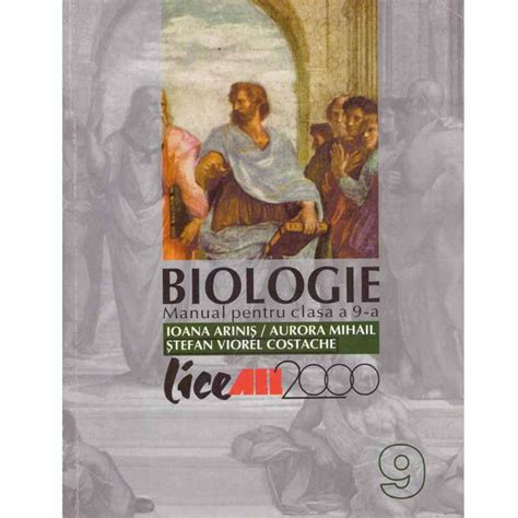 Biologie Manual Pentru Clasa A Ix A Ioana Arinis 19 Ron