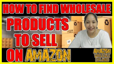 Ecommerce blog / the ultimate amazon dropshipping guide: How to Find Wholesale Products to Sell on Amazon -A ...