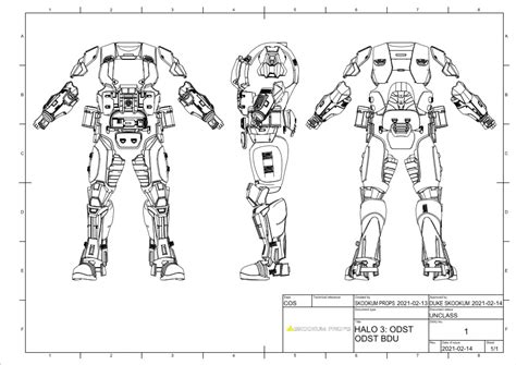 Halo Odst Armor Blueprints