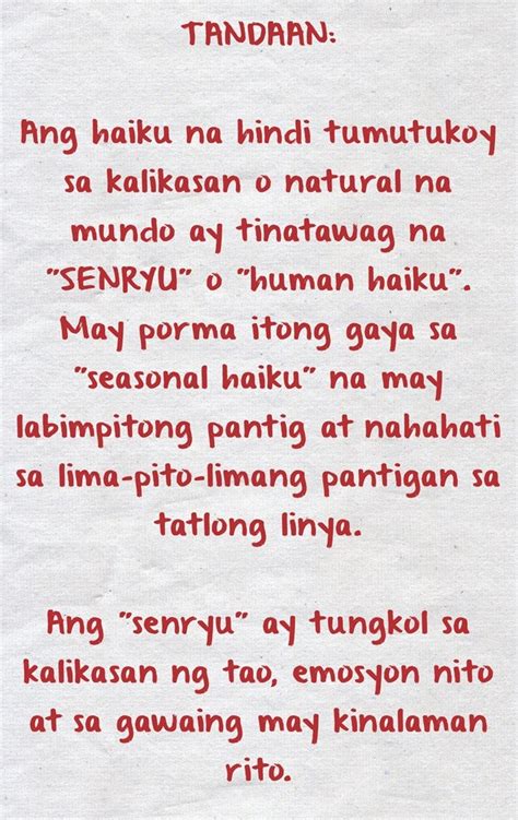 Tula Para Sa Kalikasan Na May 12 Pantig