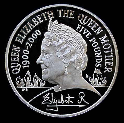 Queen since 6 february 1952. Queen Mother Centenary Crown - Ian Rank-Broadley