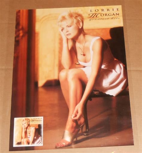 Lorrie Morgan Greatest Hits Poster 2 Sided Original Promo 24x18 Rare Ebay